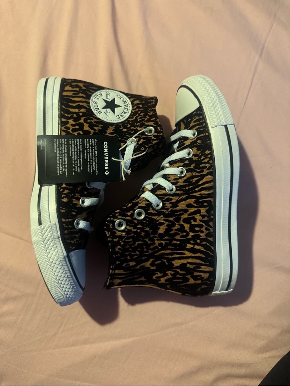 Converse Chuck Taylor All Star High Top - Leopard Print Brown